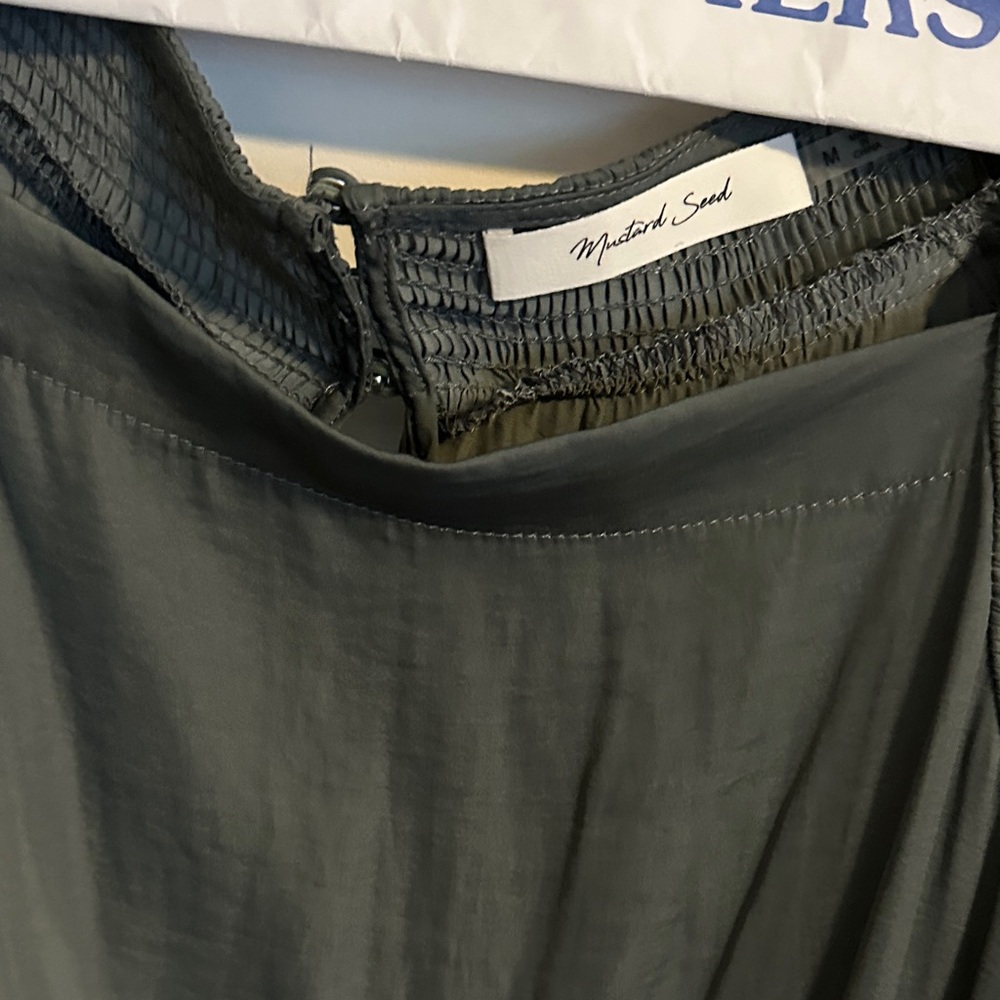 Mystree Charcoal Green Dress
